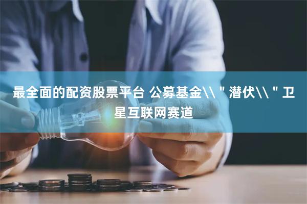 最全面的配资股票平台 公募基金\＂潜伏\＂卫星互联网赛道