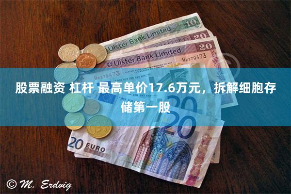 股票融资 杠杆 最高单价17.6万元，拆解细胞存储第一股